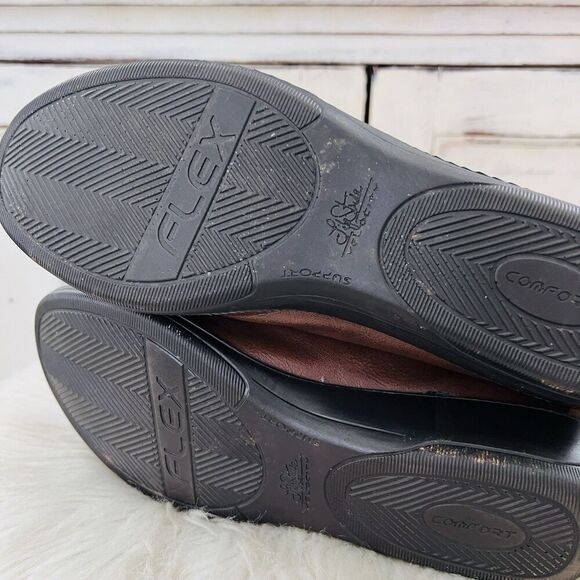 LifeStride Velocity Brown Vegan Leather Memory Foam Comfort Dress Shoes - 8M - Picture 7 of 8